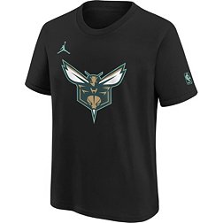 Jordan Youth 2023-24 City Edition Charlotte Hornets Essential Logo T-Shirt