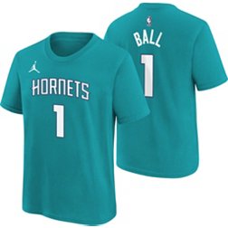 Nike Youth Charlotte Hornets LaMelo Ball #1 Teal T-Shirt