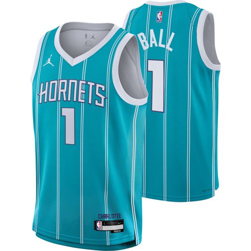 Charlotte Hornets LaMelo Ball ジャージ #1 Jordan Youth Charlotte Hornets LaMelo Ball #1 Teal Dri-FIT