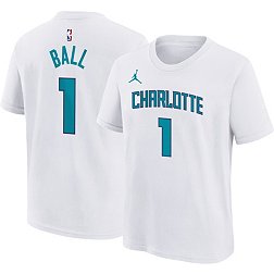Nike Youth Charlotte Hornets LaMelo Ball #1 White T-Shirt
