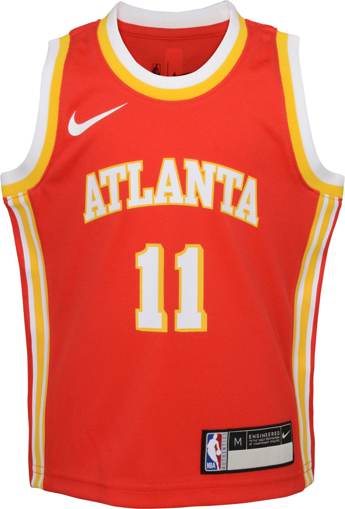 Nike Little Kids' Atlanta Hawks Trae Young #11 Red Swingman Icon Jersey