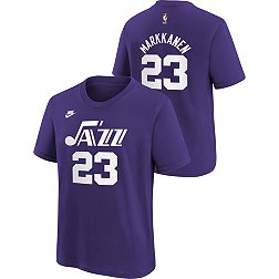 Nike Youth Utah Jazz Lauri Markkanen #23 Hardwood Classic T-Shirt