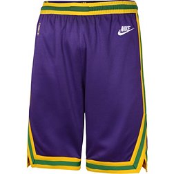 Nike Youth Utah Jazz Purple Hardwood Classic Shorts