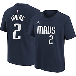 Nike Youth Dallas Mavericks Navy Kyrie Irving #2 T-Shirt