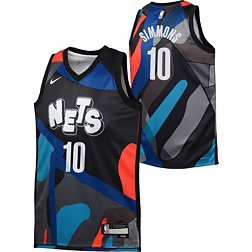 Nike Youth 2023-24 City Edition Brooklyn Nets Ben Simmons #10 Black Swingman Jersey