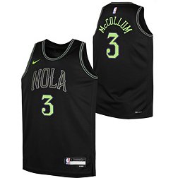 Nike Youth 2023-24 City Edition New Orleans Pelicans CJ McCollum #3 Black Swingman Jersey