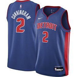 Nike Youth Detroit Pistons Cade Cunningham #2 Blue Swingman Jersey