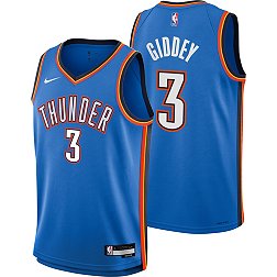 Nike Youth Oklahoma City Thunder Josh Giddey #3 Blue Dri-FIT Swingman Jersey