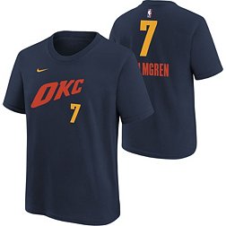 Nike Youth 2023-24 City Edition Oklahoma City Thunder Chet Holmgren #7 Navy T-Shirt