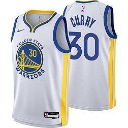 Nike Youth Golden State Warriors Steph Curry #30 White Swingman Jersey