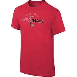 Youth Champion Gray Ball State Cardinals Jersey T-Shirt