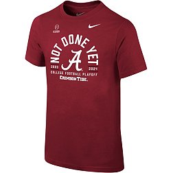 Nike Youth 2023-24 College Football Playoff Rose Bowl Bound Alabama Crimson Tide Not Done Yet T-Shirt