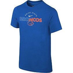 Nike Youth Boise State Broncos Blue Core Cotton Logo T-Shirt