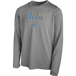 Jordan Youth UCLA Bruins Grey Dri-FIT Legend Football Team Issue Long Sleeve T-Shirt