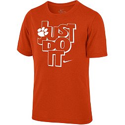 Nike Youth Clemson Tigers Orange Just Do It T-Shirt
