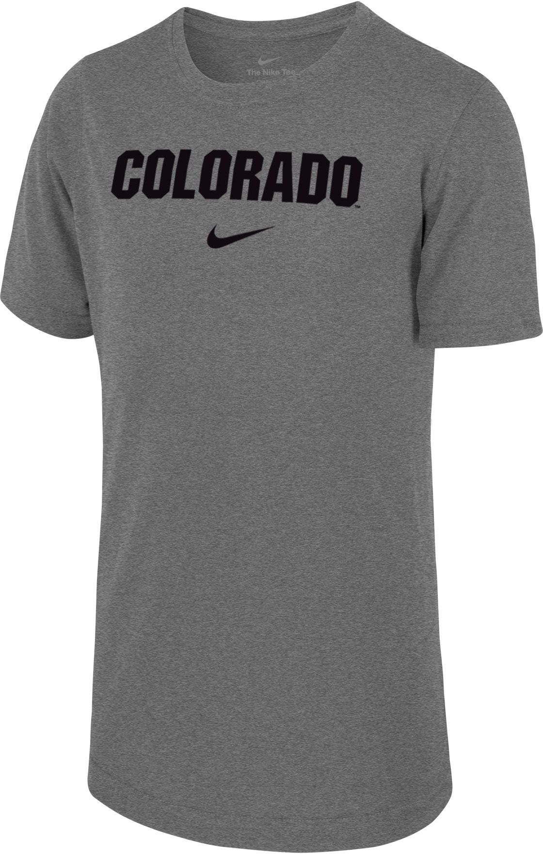 Nike Youth Colorado Buffaloes Grey Dri-FIT Legend Football Team Issue T-Shirt