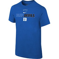 Nike Youth Duke Blue Devils Duke Blue Core Cotton Logo T-Shirt