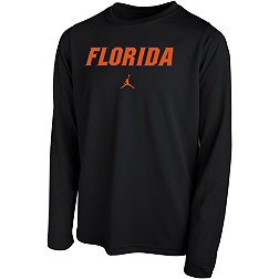 Jordan Youth Florida Gators Black Dri-FIT Legend Football Team Issue Long Sleeve T-Shirt