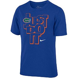 Jordan Youth Florida Gators Blue Just Do It T-Shirt