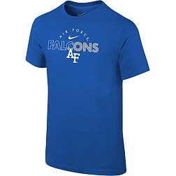 Nike Youth Air Force Falcons Blue Core Cotton Logo T-Shirt