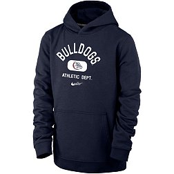 Nike Youth Gonzaga Bulldogs Blue Club Fleece Mascot Name Pullover Hoodie