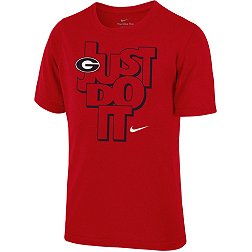 Nike Youth Georgia Bulldogs Red Just Do It T-Shirt