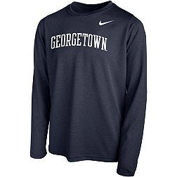 Nike Youth Georgetown Hoyas Blue Dri-FIT Legend Long Sleeve Tee