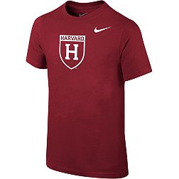 Nike Youth Harvard Crimson Core Cotton Logo Crimson T-Shirt