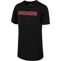 Jordan Youth Oklahoma Sooners Black Dri-FIT Legend Football Team Issue T-Shirt