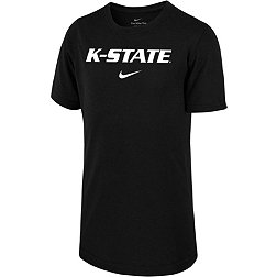 Nike Youth Kansas State Wildcats Black Dri-FIT Legend Football Team Issue T-Shirt