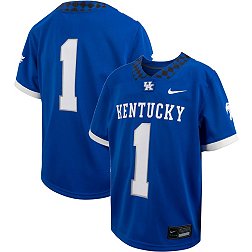 Nike Men's Kentucky Wildcats Black Full Button Replica Baseball Jersey, XL