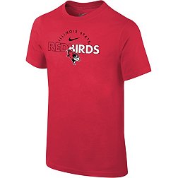 Nike Youth Illinois State Redbirds Red Core Cotton Logo T-Shirt