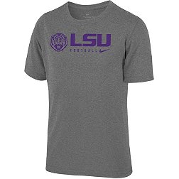 Nike Youth LSU Tigers Grey Legend Football T-Shirt