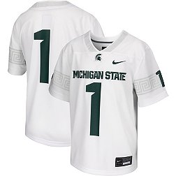 Nike Little Kids' Michigan State Spartans #1 White Replica Game Football Jersey