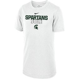 Nike Youth Michigan State Spartans White 2023 March Madness Basketball Spartans Sole Bench T-Shirt