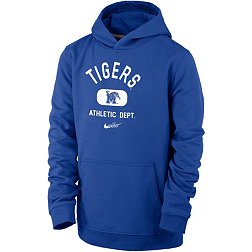 Nike Youth Memphis Tigers Blue Club Fleece Mascot Name Pullover Hoodie