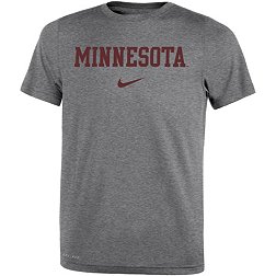 Nike Little Kids' Minnesota Golden Gophers Grey Legend Short Sleeve Shirt