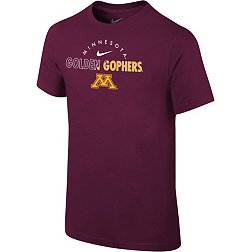 Nike Youth Minnesota Golden Gophers Maroon Core Cotton Logo T-Shirt