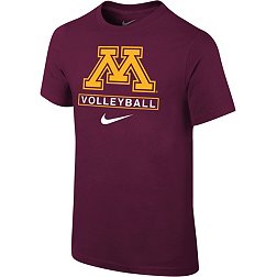 Nike Youth Minnesota Golden Gophers Maroon Volleyball Core Cotton T-Shirt
