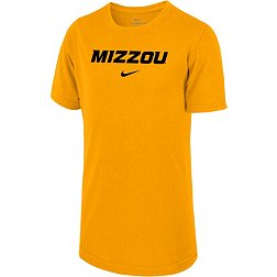 Nike Youth Missouri Tigers Gold Dri-FIT Legend Football Team Issue T-Shirt