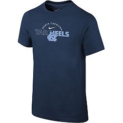 Nike Youth North Carolina Tar Heels Carolina Blue Core Cotton Logo T-Shirt
