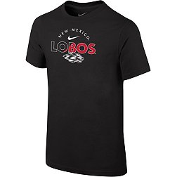 Nike Youth New Mexico Lobos Black Core Cotton Logo T-Shirt