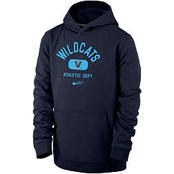 Nike Youth Villanova Wildcats Navy Club Fleece Mascot Name Pullover Hoodie