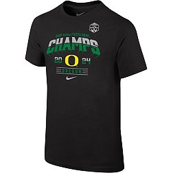 Nike Youth 2024 Fiesta Bowl Champions Oregon Ducks Locker Room T-Shirt