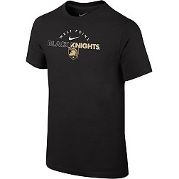 Nike Youth Army West Point Black Knights Black Core Cotton Logo T-Shirt