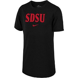 Nike Youth San Diego State Aztecs Black Dri-FIT Legend Football Team Issue T-Shirt