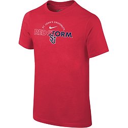 Nike Youth St. John's Red Storm Red Core Cotton Logo T-Shirt