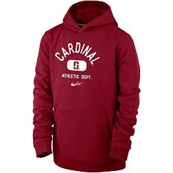 Nike Youth Stanford Cardinal Cardinal Club Fleece Mascot Name Pullover Hoodie