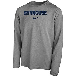 Nike Youth Syracuse Orange Grey Dri-FIT Legend Football Team Issue Long Sleeve T-Shirt