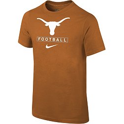 Nike Youth Texas Longhorns Burnt Orange Football Core Cotton T-Shirt
